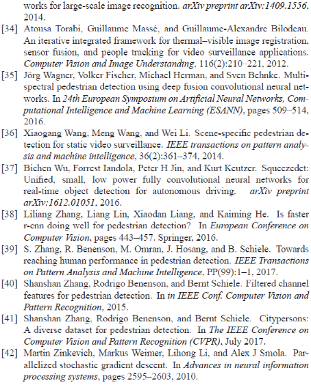 基于光照感知深度神经网络的多光谱数据融合行人检测81