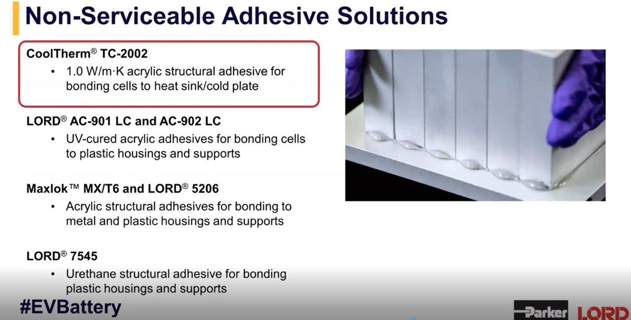 Parker Lord为动力电池提供的解决方案4