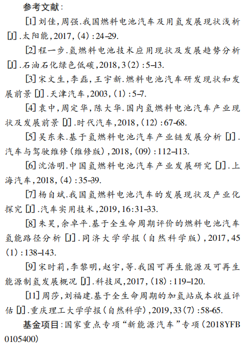 我国氢燃料电池汽车发展现状及前景分析4