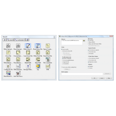 使用LabVIEW进行数据存储和报告