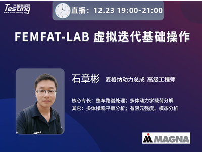 FEMFAT-LAB 虚拟迭代基础操作